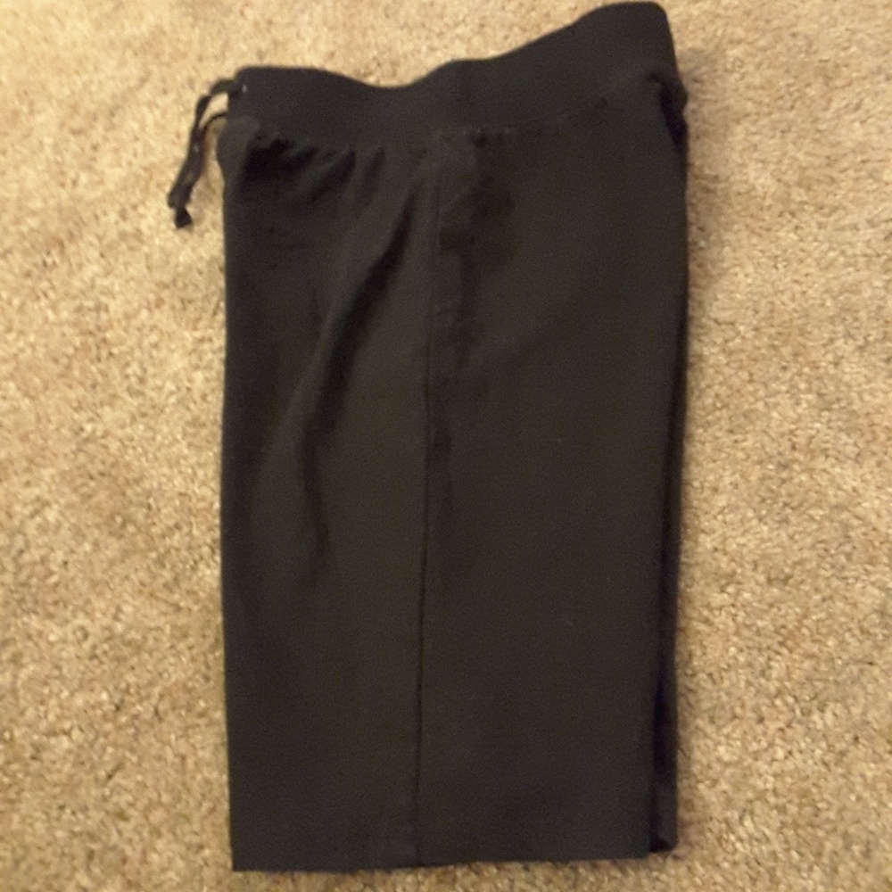 Okie Dokie black shorts full elastic waist sz XL 7